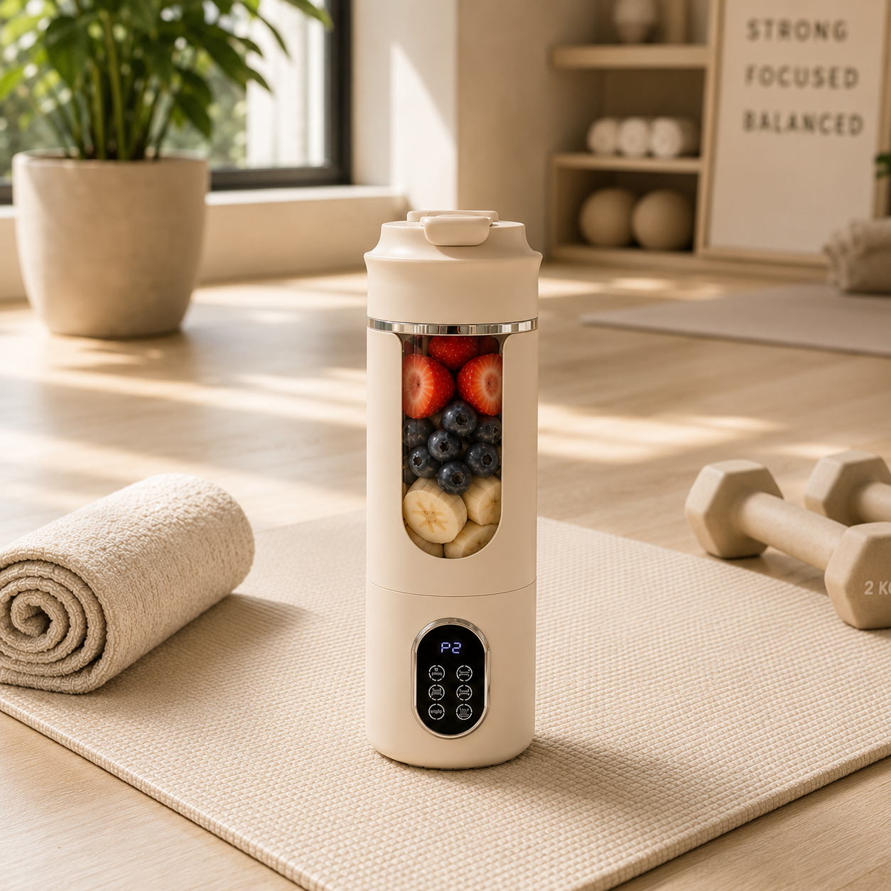 BlendBuddy™ Self-cleaning Portable Blender