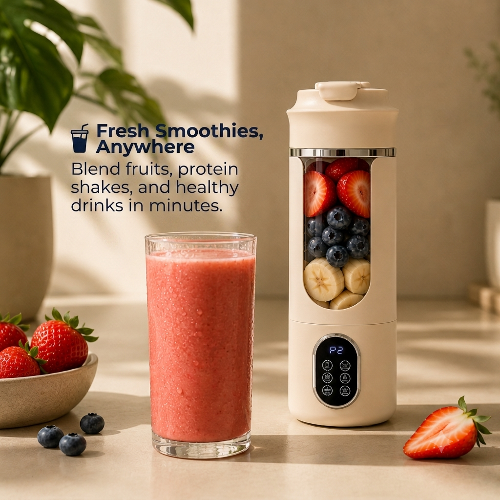 BlendBuddy™ Self-cleaning Portable Blender